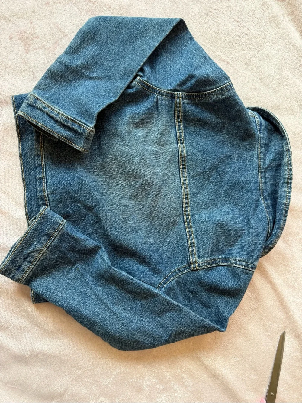 Place Girls' Blue Denim Jacket